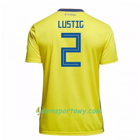 Koszulka Szwecja Lustig 2 Domowe Koszulki Piłkarskie Mistrzostwa Świata 2018